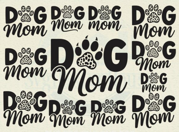 Dog Mom Leopard SVG: Graphics for Crafts & Blogs