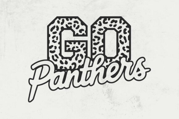 Go Panthers Leopard SVG: Graphics for Crafts