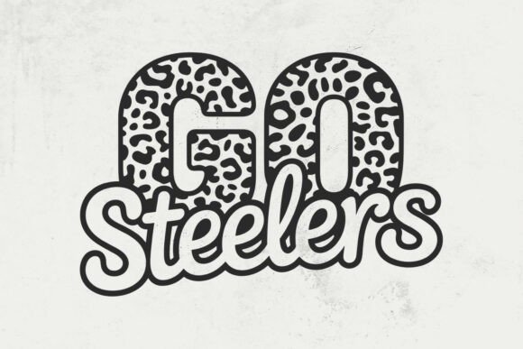 Go Steelers Leopard Svg: Graphics for Crafts & Branding