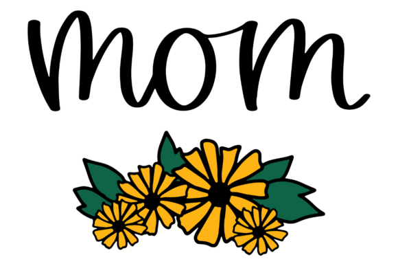 Mom Bouquet: Fresh Graphics for Crafts & Sales
