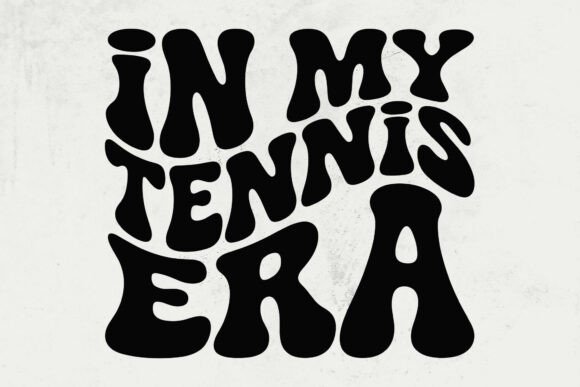 Tennis Era Graphics for Crafts & Branding